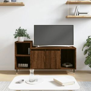 vidaXL Brown Oak 100x35x55 cm TV Cabinet - TV Stand Media Storage vidaXL Brown Oak 100x35x55 cm TV Cabinet - TV Stand Media Storage