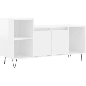 vidaXL White High Gloss TV Cabinet - TV Stand Media Storage vidaXL White High Gloss TV Cabinet - TV Stand Media Storage