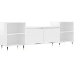 vidaXL 160x35x55 cm White High Gloss TV Cabinet - TV Stand Media Storage vidaXL 160x35x55 cm White High Gloss TV Cabinet - TV Stand Media Storage