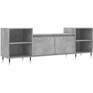 vidaXL 160x35x55 cm Concrete Grey TV Cabinet - Media Storage vidaXL 160x35x55 cm Concrete Grey TV Cabinet - Media Storage