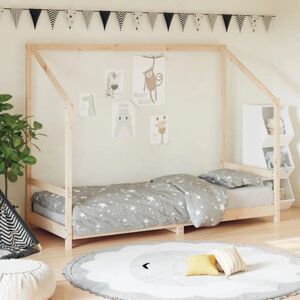 vidaXL Kids Bed Frame 80x200 cm Solid Wood Pine - Child-Friendly & Rustic vidaXL Kids Bed Frame 80x200 cm Solid Wood Pine - Child-Friendly & Rustic