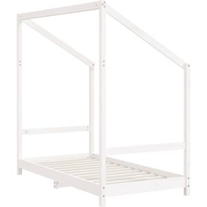 vidaXL Kids Bed White Pine 80x200cm - Kids Bed vidaXL Kids Bed White Pine 80x200cm - Kids Bed