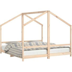 vidaXL Kinderbettrahmen - Naturfurnierspån 2x90x190cm - Kinderbett vidaXL Kinderbettrahmen - Naturfurnierspån 2x90x190cm - Kinderbett