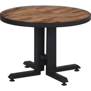 vidaXL Round Reclaimed Teak Coffee Table - Coffee Table vidaXL Round Reclaimed Teak Coffee Table - Coffee Table
