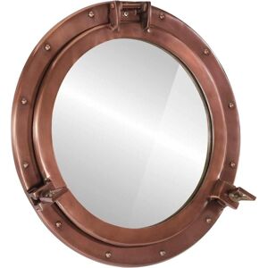 vidaXL Espejo de ojo de buey - 50 cm Aluminio y vidrio Estilo náutico vidaXL Espejo de ojo de buey - 50 cm Aluminio y vidrio Estilo náutico