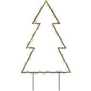 vidaXL Christmas Light Decoration Xmas Stake Light with Spikes Tree 115 LEDs vidaXL Christmas Light Decoration Xmas Stake Light with Spikes Tree 115 LEDs