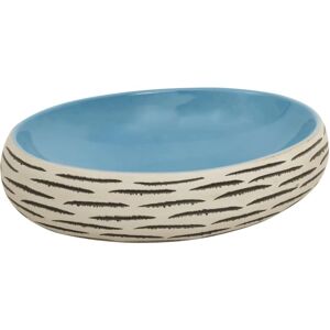 vidaXL Light Blue Oval Ceramic Bathroom Sink - Bathroom Sink vidaXL Light Blue Oval Ceramic Bathroom Sink - Bathroom Sink