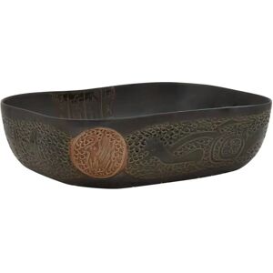 vidaXL Black Rectangular Bathroom Sink - Bathroom Sink vidaXL Black Rectangular Bathroom Sink - Bathroom Sink