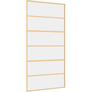 vidaXL Schiebetür Gold 102,5x205 cm - Innenraumtür vidaXL Schiebetür Gold 102,5x205 cm - Innenraumtür