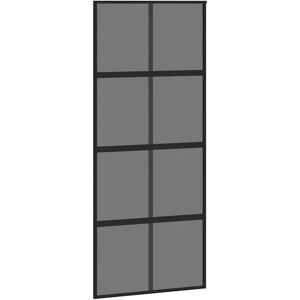 vidaXL Schuifdeur 90x205 cm Getemperd Glas - Schuifdeur vidaXL Schuifdeur 90x205 cm Getemperd Glas - Schuifdeur