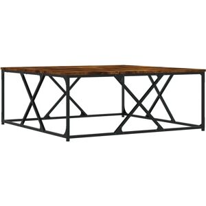 vidaXL Coffee Table Smoked Oak 100x100x40 cm Engineered Wood - Coffee Table vidaXL Coffee Table Smoked Oak 100x100x40 cm Engineered Wood - Coffee Table