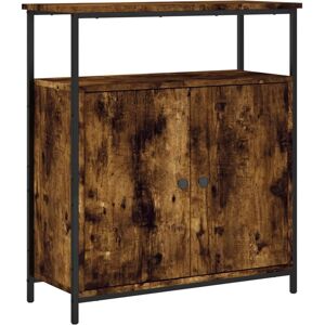 vidaXL Smoked Oak Sideboard - Storage Cupboard Highboard - Home Side Cabinet vidaXL Smoked Oak Sideboard - Storage Cupboard Highboard - Home Side Cabinet