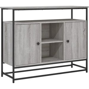 vidaXL Grey Sonoma Sideboard - Storage Cabinet for Home vidaXL Grey Sonoma Sideboard - Storage Cabinet for Home