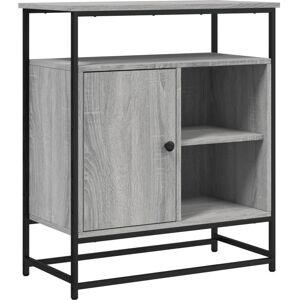 vidaXL Grey Sonoma Sideboard - Storage Cabinet - Highboard - Engineered Wood vidaXL Grey Sonoma Sideboard - Storage Cabinet - Highboard - Engineered Wood