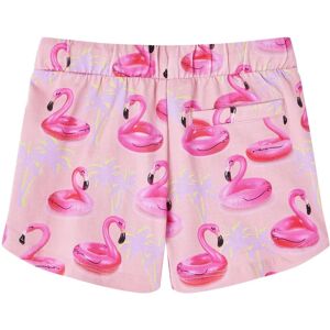 VidaXL Kids' Shorts with Drawstring - Toddler Flamingo Swim Ring Light Pink VidaXL Kids' Shorts with Drawstring - Toddler Flamingo Swim Ring Light Pink