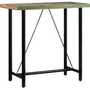 vidaXL Solid Reclaimed Wood Bar Table - Kitchen Dining Furniture vidaXL Solid Reclaimed Wood Bar Table - Kitchen Dining Furniture