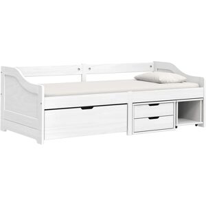 vidaXL IRUN Sovesofa Hvit - Sovesofa med Oppbevaringsrom vidaXL IRUN Sovesofa Hvit - Sovesofa med Oppbevaringsrom