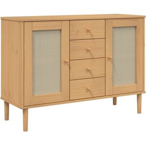 vidaXL Modell SENJA Braun Rattan-Look Sideboard - Sideboard vidaXL Modell SENJA Braun Rattan-Look Sideboard - Sideboard