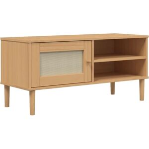 vidaXL 358040 Brown Rattan Look TV Cabinet - TV Furniture vidaXL 358040 Brown Rattan Look TV Cabinet - TV Furniture