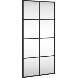 vidaXL Wandspiegel Schwarz Metall 40x80 cm Rechteck - Wandspiegel vidaXL Wandspiegel Schwarz Metall 40x80 cm Rechteck - Wandspiegel