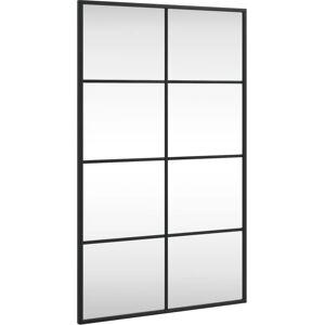 Maisonchic Wall Mirror 50x80cm Black - Rectangular, Iron Maisonchic Wall Mirror 50x80cm Black - Rectangular, Iron