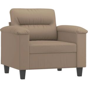 vidaXL Fauteuil Cappuccino - Simili cuir durable - Publicité vidaXL Fauteuil Cappuccino - Simili cuir durable - Publicité