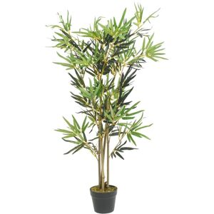 vidaXL Artificial Bamboo Tree - 120 cm, 552 Leaves, Green, Fake Plant vidaXL Artificial Bamboo Tree - 120 cm, 552 Leaves, Green, Fake Plant