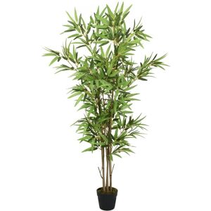 vidaXL Artificial Bamboo Tree 150 cm Green - Artificial Plant vidaXL Artificial Bamboo Tree 150 cm Green - Artificial Plant