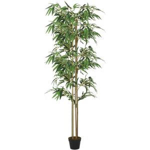 vidaXL Artificial Bamboo Tree 200cm Green - Artificial Plant vidaXL Artificial Bamboo Tree 200cm Green - Artificial Plant
