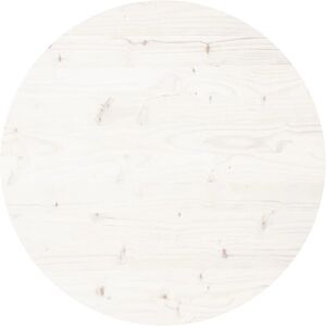 vidaXL Runder Weiße Holzplatte - Tisch vidaXL Runder Weiße Holzplatte - Tisch