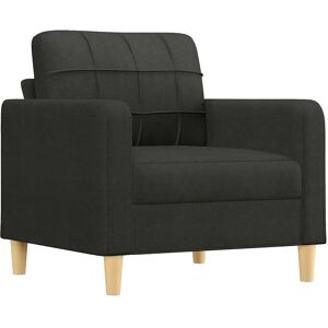 Fauteuil en tissu noir Maisonchic - Publicité Fauteuil en tissu noir Maisonchic - Publicité