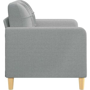 Nnevl 2-sæders Lysgrå Stoffsofa - Sofa Nnevl 2-sæders Lysgrå Stoffsofa - Sofa