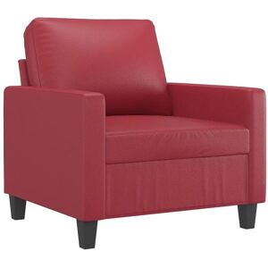 vidaXL 2-Sitzer-Sofa Kunstleder Weinrot - Sofa vidaXL 2-Sitzer-Sofa Kunstleder Weinrot - Sofa