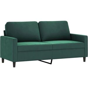 MAISONCHIC Modèle VidaXL Canapé 2 Places Velours Vert Foncé - Publicité MAISONCHIC Modèle VidaXL Canapé 2 Places Velours Vert Foncé - Publicité