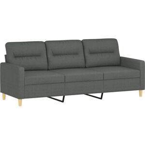 vidaXL 3-personers Grå Stoffsofa - Sofa vidaXL 3-personers Grå Stoffsofa - Sofa