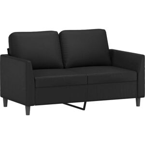 vidaXL Canapé 2 Places en Simili Cuir Noir - Canapé vidaXL Canapé 2 Places en Simili Cuir Noir - Canapé
