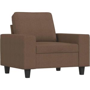 Fauteuil marron vidaXL - 60 cm - Tissu durable - Publicité Fauteuil marron vidaXL - 60 cm - Tissu durable - Publicité