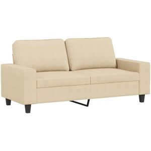 vidaXL 2-personers creme stofsofa - Sofa vidaXL 2-personers creme stofsofa - Sofa