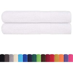 vidaXL White Sauna Towels 2 pcs - Sauna Towels vidaXL White Sauna Towels 2 pcs - Sauna Towels