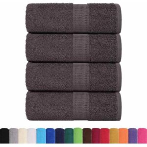 vidaXL Washcloth 4 pcs Anthracite - Washcloths vidaXL Washcloth 4 pcs Anthracite - Washcloths