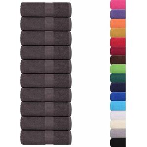 vidaXL Cotton Soap Towels 10 Pcs - 30x30 cm - Anthracite vidaXL Cotton Soap Towels 10 Pcs - 30x30 cm - Anthracite