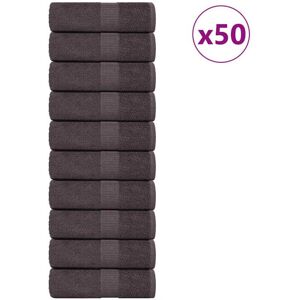 vidaXL Soap Towels 50 pcs Anthracite - 30x30 cm - Cotton vidaXL Soap Towels 50 pcs Anthracite - 30x30 cm - Cotton