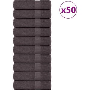 vidaXL Håndklæder - 50 stk - anthracite - 50x100 cm - 360 gsm - Bomuld vidaXL Håndklæder - 50 stk - anthracite - 50x100 cm - 360 gsm - Bomuld