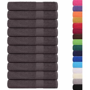 vidaXL Sauna Towels - 25 pcs Anthracite - 80x200 cm - 360 gsm - Cotton vidaXL Sauna Towels - 25 pcs Anthracite - 80x200 cm - 360 gsm - Cotton