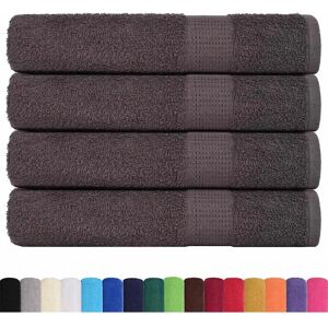 vidaXL Towels 4 pcs Anthracite - 100x200 cm - Soft Cotton vidaXL Towels 4 pcs Anthracite - 100x200 cm - Soft Cotton