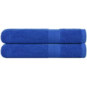 vidaXL Sauna Towels 2 Pcs Blue 80x200 cm - Sauna Towels vidaXL Sauna Towels 2 Pcs Blue 80x200 cm - Sauna Towels