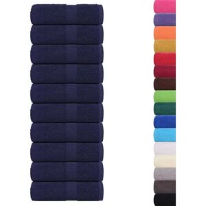vidaXL Guest Towels Navy Blue 30x50 cm - Guest Towels vidaXL Guest Towels Navy Blue 30x50 cm - Guest Towels