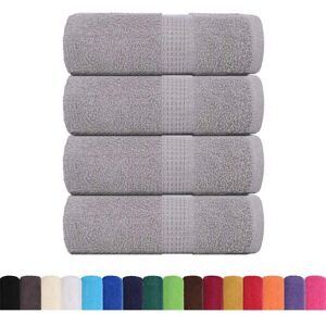 vidaXL Soap Towels 4 pcs Grey 30x30 cm - Towels vidaXL Soap Towels 4 pcs Grey 30x30 cm - Towels