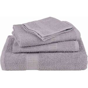 vidaXL Hand Towels 4 pcs Grey - Hand Towels vidaXL Hand Towels 4 pcs Grey - Hand Towels