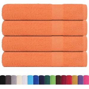 vidaXL Pyyhkeet 4 kpl Oranssi 100x200 cm 360 g/m² - Pyyhkeet vidaXL Pyyhkeet 4 kpl Oranssi 100x200 cm 360 g/m² - Pyyhkeet
